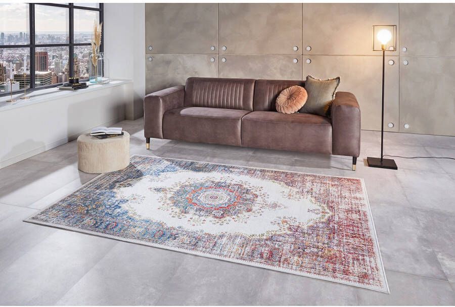Tapeso Vintage vloerkleed Orient rood blauw (kopie) 200x290 cm