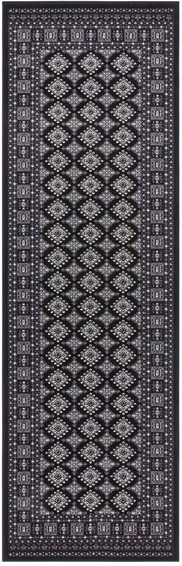 Nouristan Klassiek vloerkleed Sao Buchara zwart 80x250 cm - Foto 3