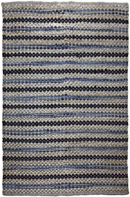 Kayoom met de hand gevlochten vloerkleed 160 x 230 Grijs