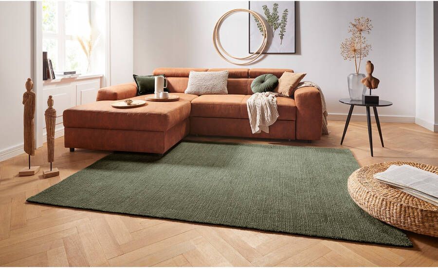 Mint rugs Effen vloerkleed Supersoft mosgroen 200x290 cm - Foto 2