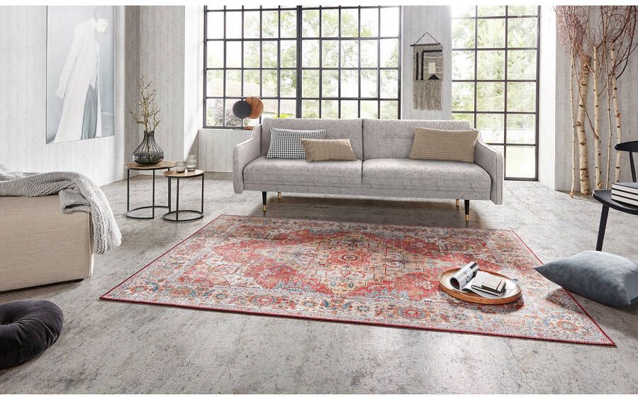Nouristan Vintage vloerkleed Sylla rood meerkleurig 160x230 cm - Foto 2