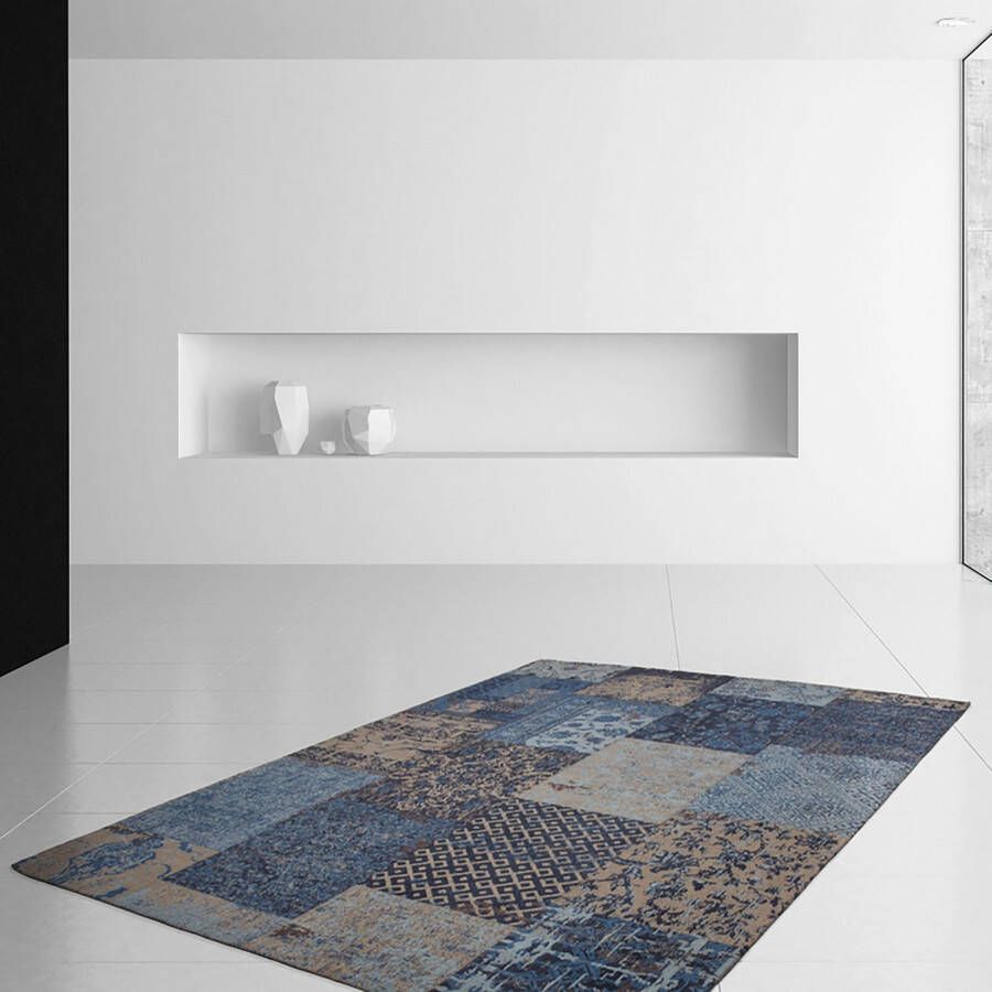 Kayoom Multicolor vloerkleed 80x150 cm Symmetrisch patroon Modern