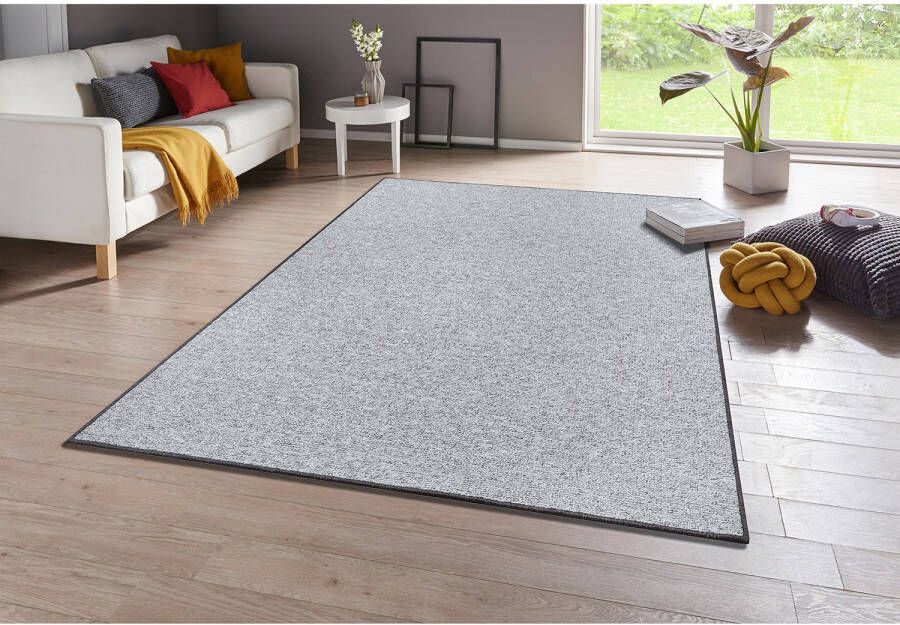 BT Carpet Effen vloerkleed Fineloop Comfort grijs antraciet 200x290 cm