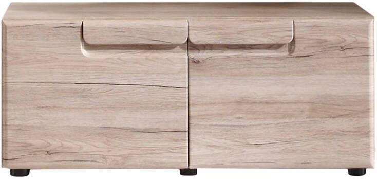 Trendteam smart living trendteam kledingkast schoenenkistbank Malea 88 x 38 x 37 cm in eiken San Remo decor met twee planken - Foto 2