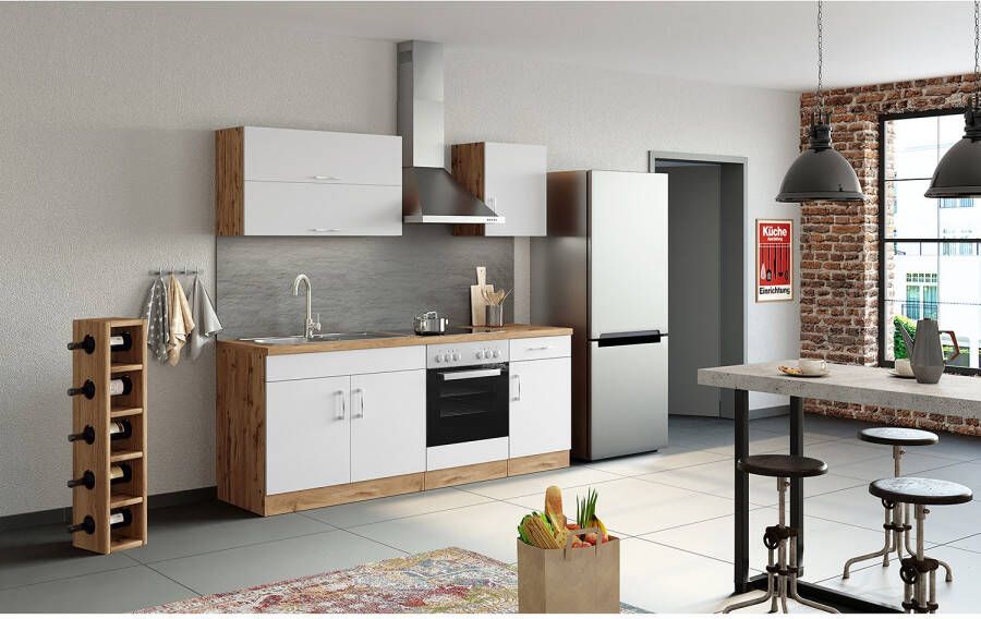 Held Keukenkast Sorrella 50cm 1 deur & 1 lade wit eik - Foto 2