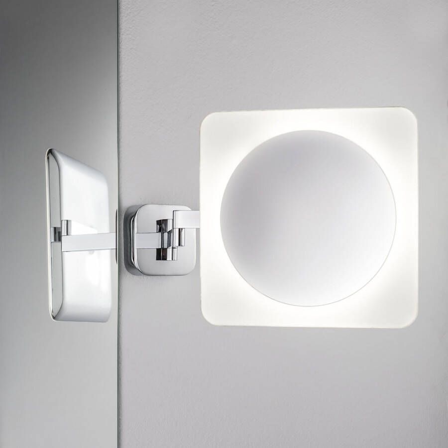 Paulmann Led-wandlamp Cosmetica spiegel Bela LED IP44 5 7W Chroom Wit Spiegel Metaal (1 stuk)