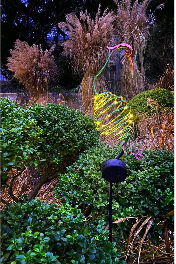 Näve Led-tuinlamp Kraanvogel Led deco-figuur >>kraanvogel - Foto 1