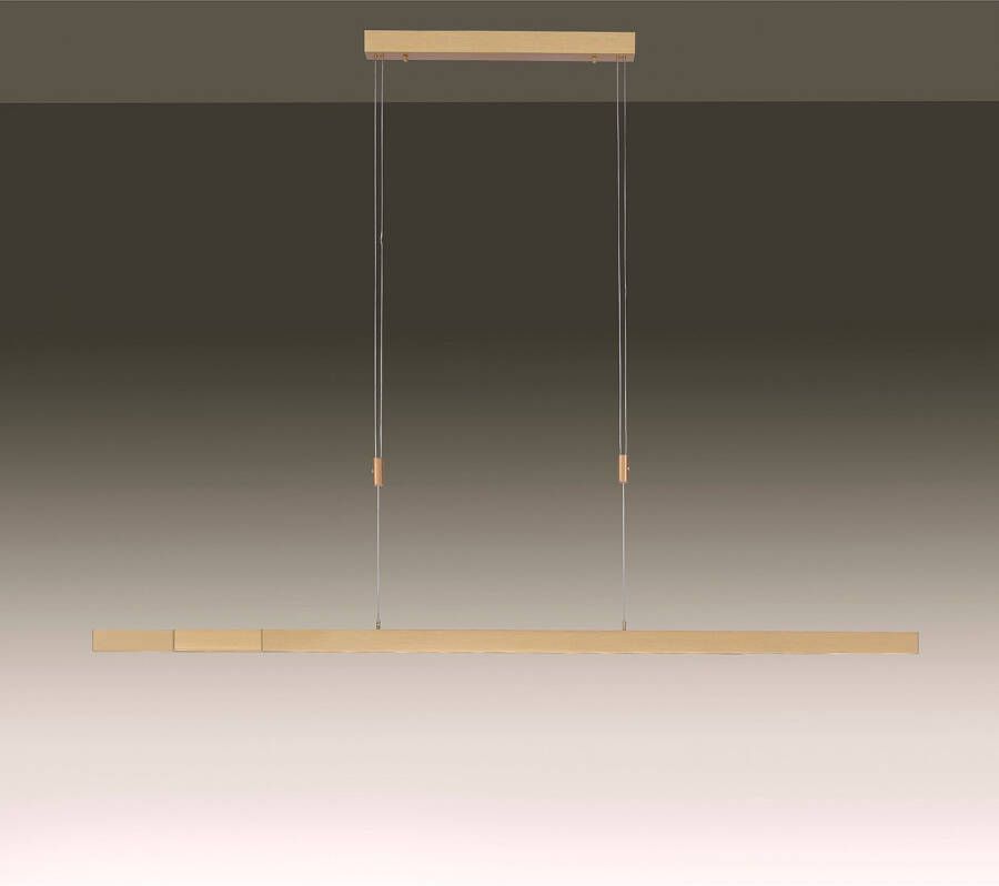 Lamponline Paul Neuhaus Hanglamp Adriana verstelbaar L 120-180 cm mat messing - Foto 2