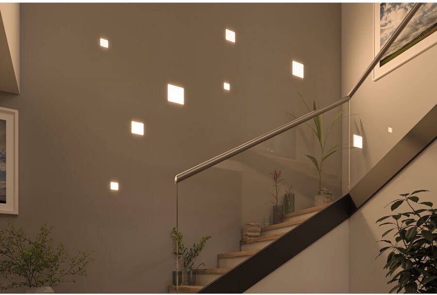 Paulmann Ledinbouwlamp LED Inbouwpaneel Veluna VariFit IP44 rond 125mm 8 5W 3.000K Satin (1 stuk)