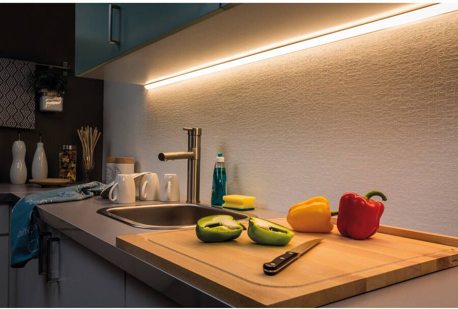 Paulmann Led-strepen MaxLED 500 Basisset 3m 18W 230 24V 36VA zilverkleur ongecoat (1 stuk)