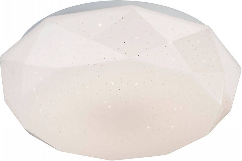 Nino Leuchten Led-plafondlamp Diamond met glittereffect