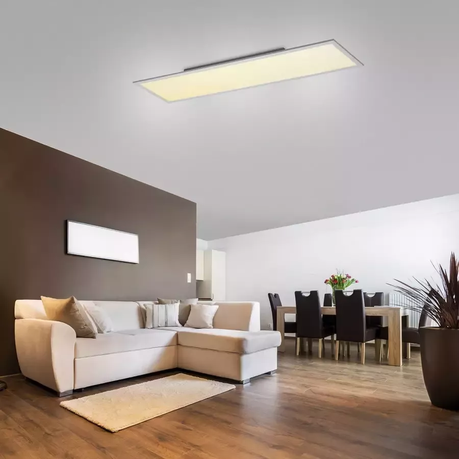 Home24 LED plafondlamp Flat Panel II Leuchten Direkt