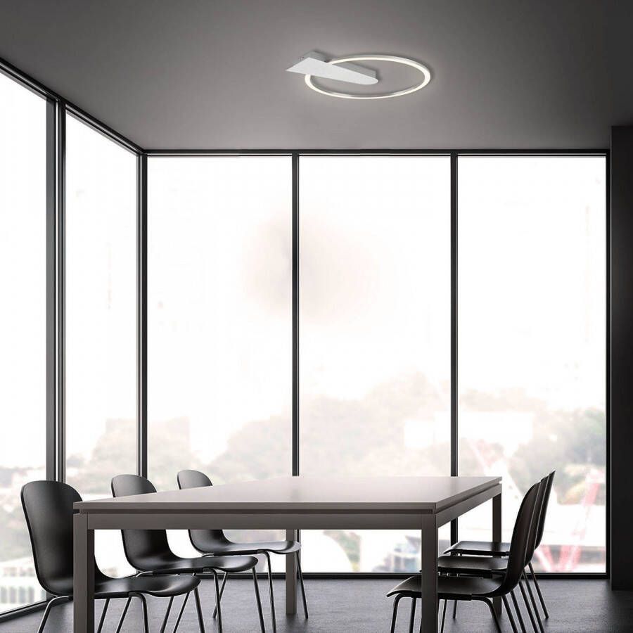 Briloner Leuchten Plafondlamp NICO Plafondlamp dimbaar 12W 1400lm 3000K Ø 29 5 cm (1 stuk)