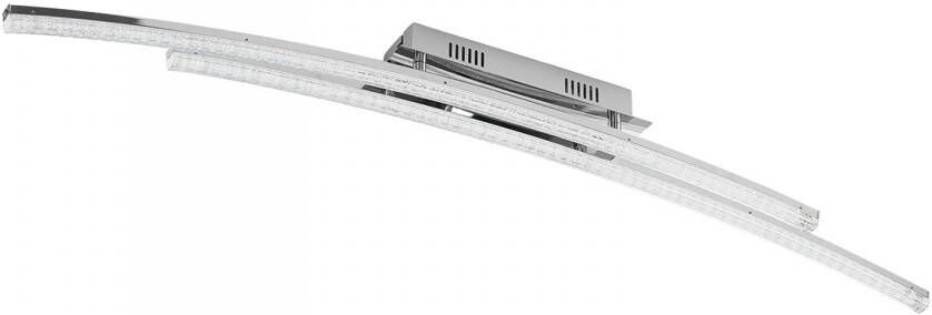 EGLO Led-plafondlamp PERTINI Plafondlamp Lamp voor de woonkamer modern plafond in chroom transparant - Foto 3