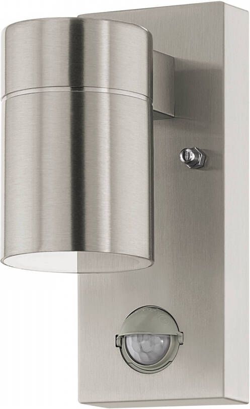 EGLO Riga 5 Wandlamp Buiten Sensor GU10 16 5 cm Sensor RVS
