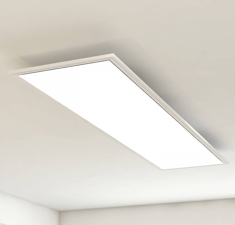 Briloner Leuchten Led-paneel 7193016 Simple Plafondlamp 119 5x29 5x6 cm wit 38W woonkamer slaapkamer - Foto 4