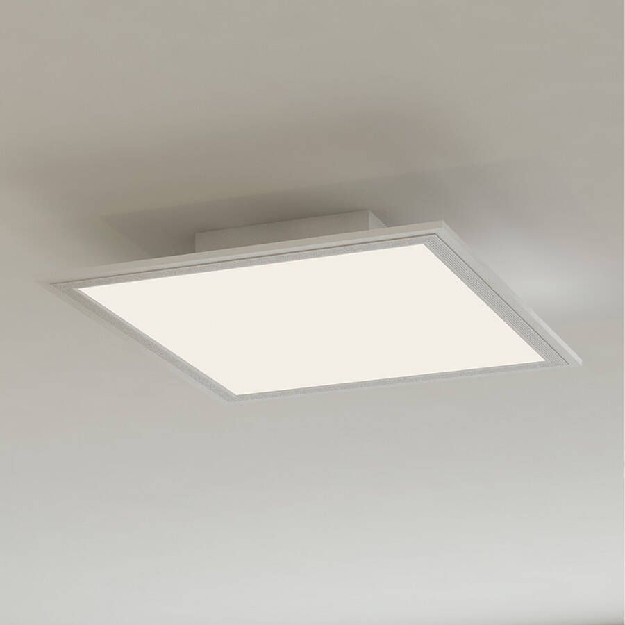 Briloner Leuchten Led-paneel 7191016 SIMPLE Plafondlamp 29 5x29 5x5 5 cm wit 12W woonkamer slaapkamer - Foto 4