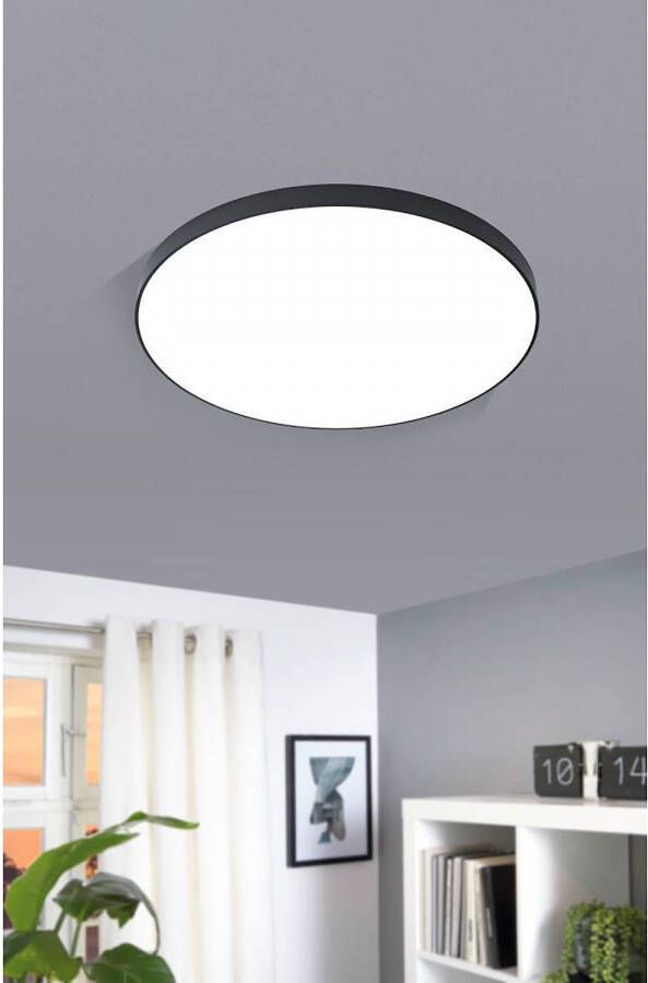 EGLO  Zubieta-A Opbouwlamp - LED - Ø 59 5 cm - Zwart Wit - Dimbaar - Foto 2