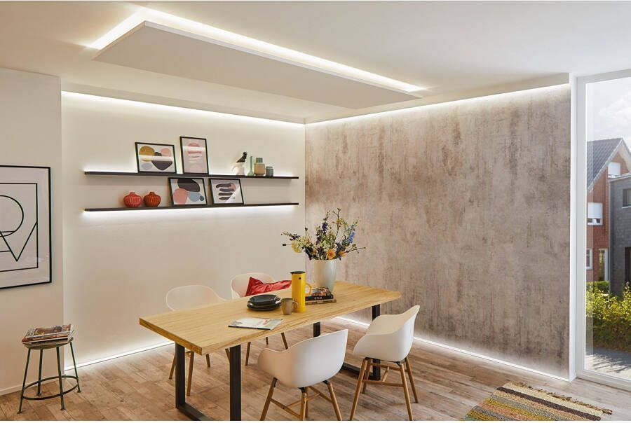 Paulmann Led-strepen MaxLED 250 Basisset 3m 11W 230 24V 24VA zilverkleur kunststof (1 stuk) - Foto 3