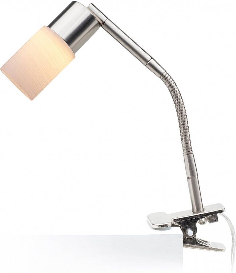 SPOT Light Klemlamp EASYFIX van metaal ledverlichting geïntegreerd flexibele arm scherm van glas - Foto 2