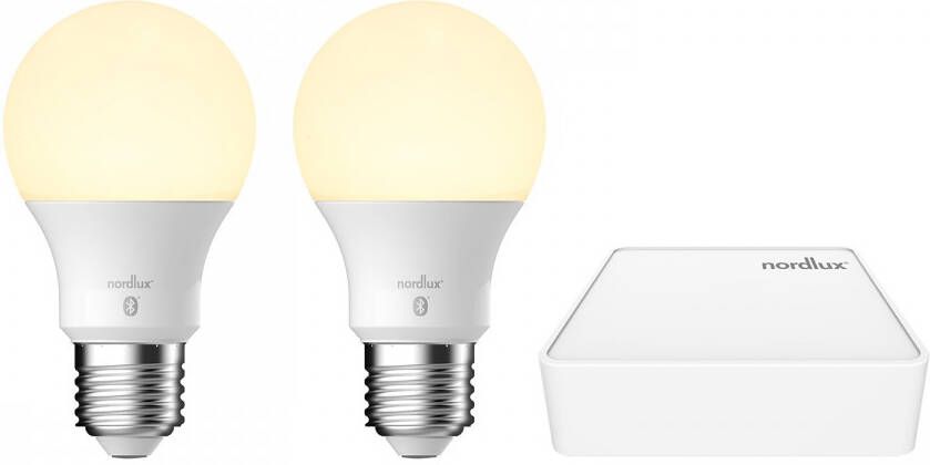 Nordlux Led-verlichting Smartlight Smart Home starter Kit+2 lampen + Bridge met wifi of bluetooth (1 stuk) - Foto 2
