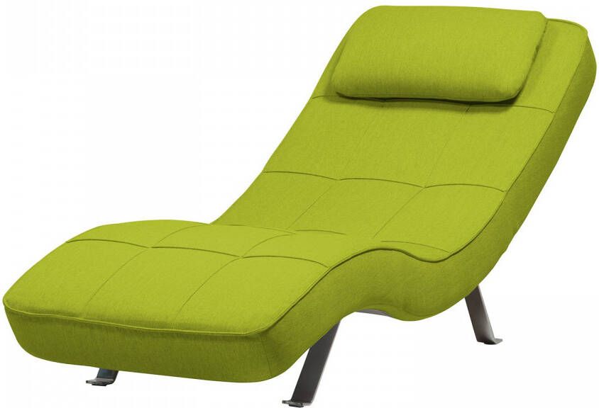 Home24 Ligfauteuil Long Island geweven stof Fredriks