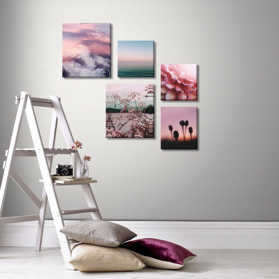 Home24 Muurdecoratie Soft Blush(5 delig ) Art for the Home