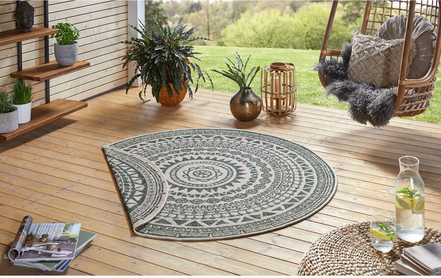 NORTHRUGS Vloerkleed Coron Geschikt voor binnen en buiten weerbestendig balkon tuin woonkamer waterbestendig - Foto 3