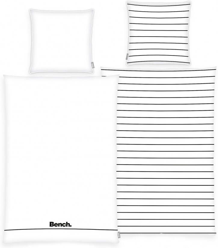 Bench. Tweezijdig te gebruiken overtrekset Bench Kussenovertrek met decoratieve paspel - Foto 7