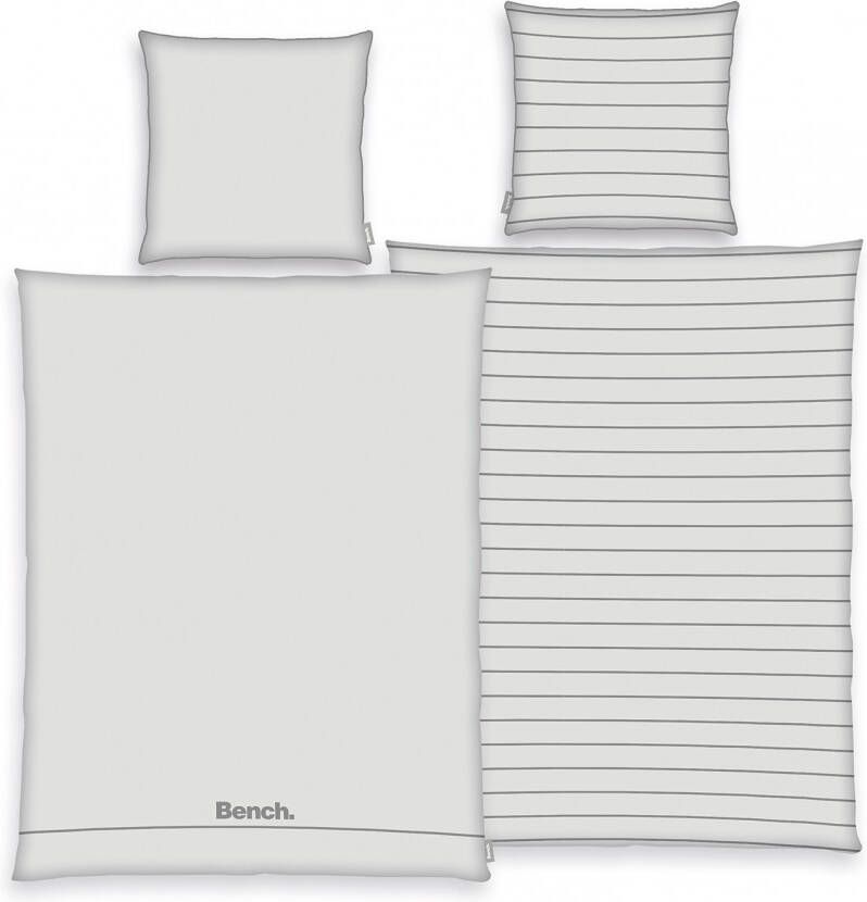 Bench. Tweezijdig te gebruiken overtrekset Bench Kussenovertrek met decoratieve paspel - Foto 2