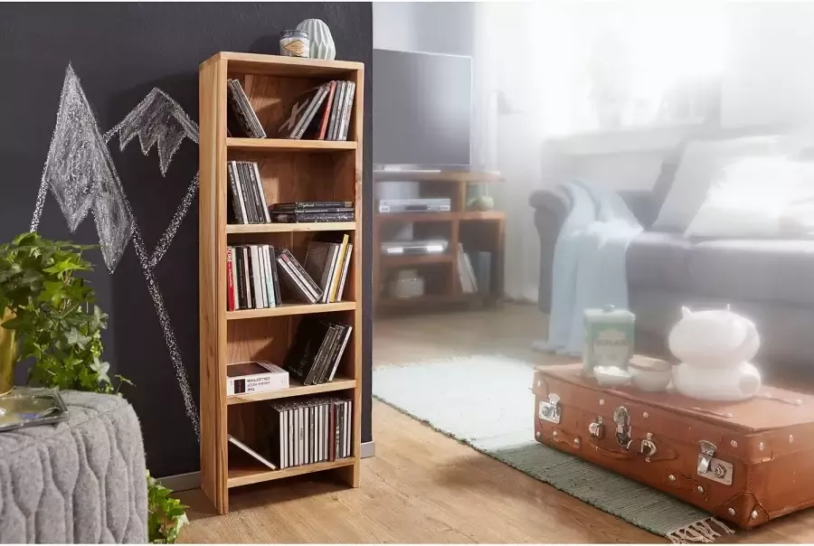 Gate39 Mumbai Boekenkast 5 opbergvakken Lichtbruin