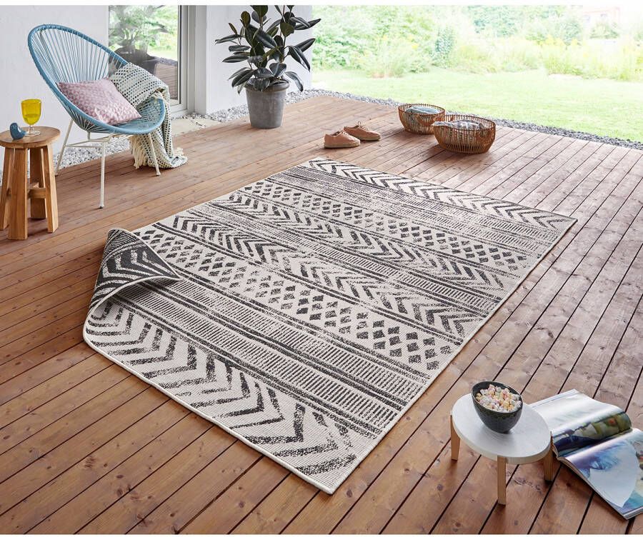 HANSE Home Vloerkleed BIRI tweezijdig te gebruiken kleed Binnen- en buitengebruik weerbestendig balkon loper woonkamer waterbestendig boho