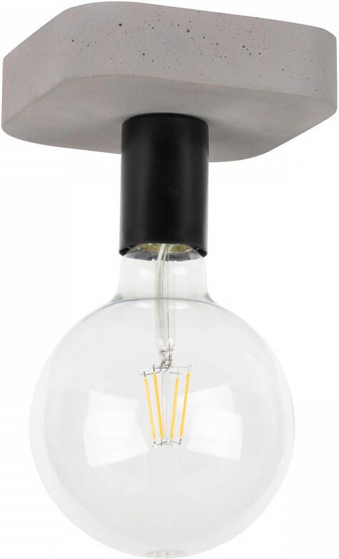 SPOT Light Plafondlamp Voortaan Echt beton met de hand gemaakt ideaal voor vintage lampen (1 stuk)