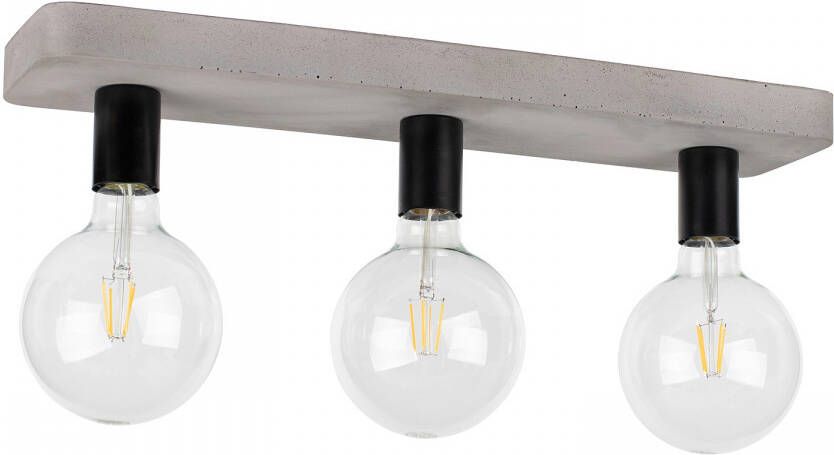 SPOT Light Plafondlamp Voortaan Echt beton met de hand gemaakt ideaal voor vintage lampen (1 stuk)