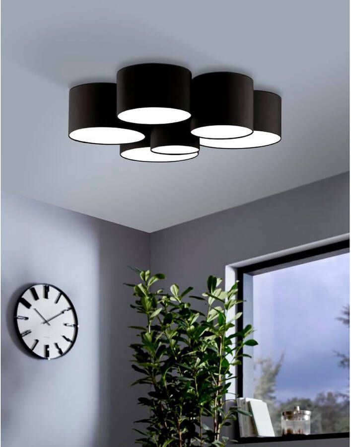 EGLO Plafondlamp PASTORE Plafondlamp in wit van staal excl. E27 40W (1 stuk) - Foto 3