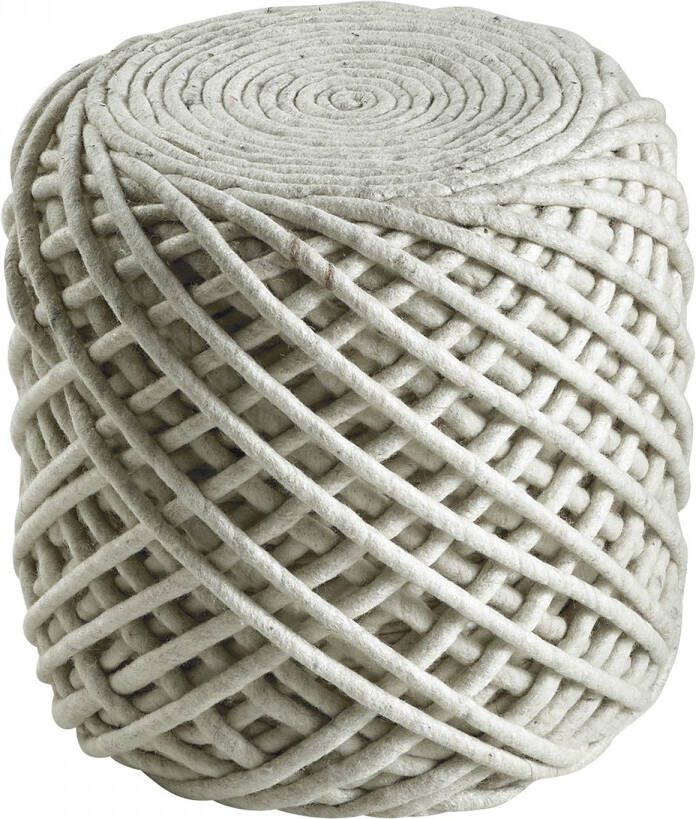 Obsession ZitHocker My Royal Pouf rond ø 40 cm hoogte 40 cm met de hand gemaakt woonkamer & slaapkamer (1 stuk)