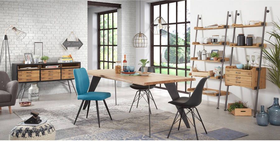 Kave Home Wandrek Mobela met 3 laden Hout Metaal