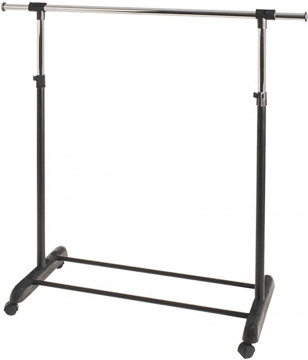 Domo Meubelen Kledingrek opberger zwart + chroom - Foto 2