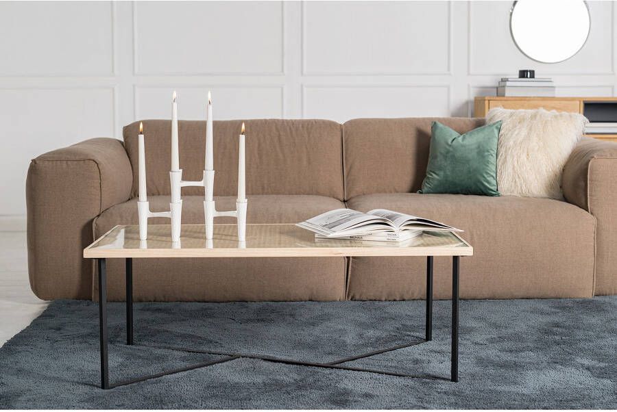 M2 Kollektion Lana Rechthoekige Salontafel Glas - Foto 1