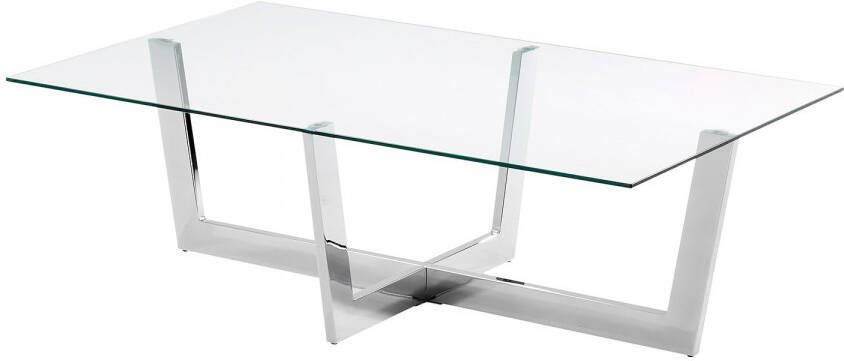 Kave Home Plam rechthoekig glas transparant 120 x 38 x 70 cm - Foto 3