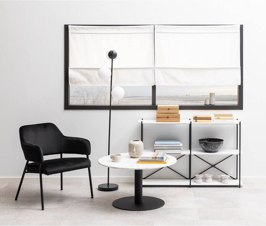 Bendt Ronde Salontafel Clement Wit marmer Ø80cm