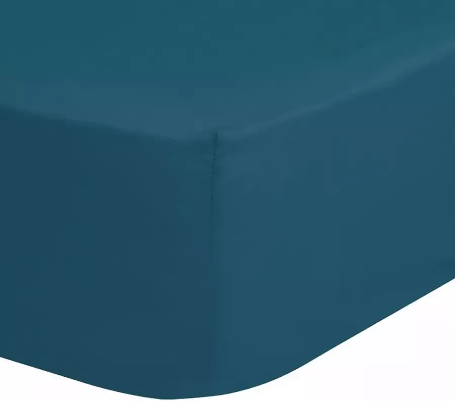 Hip Hoeslaken in mt. 90x200 140x200 of 180x200 cm 100% katoen mako-satijn rondom elastiek tot 25 cm hoogte (1 stuk) - Foto 2