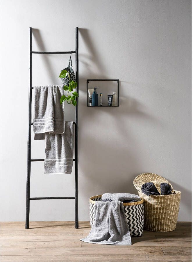 Done. Handdoekenset Daily uni Unikleurig absorberende walk-badstof (set 4 stuks) - Foto 2