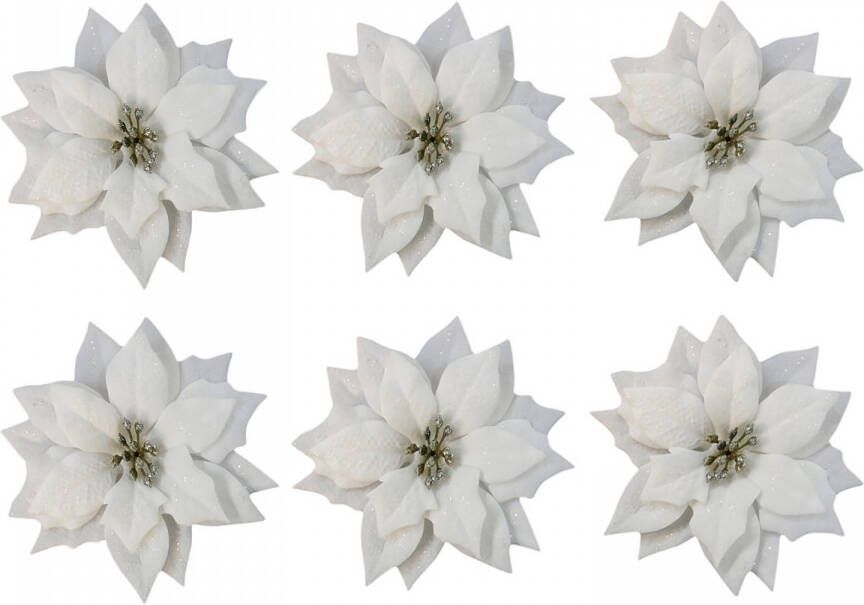 Myflair Möbel & Accessoires Kerstboomversiering op clip Kerstster kerstversiering (set 6-delig)