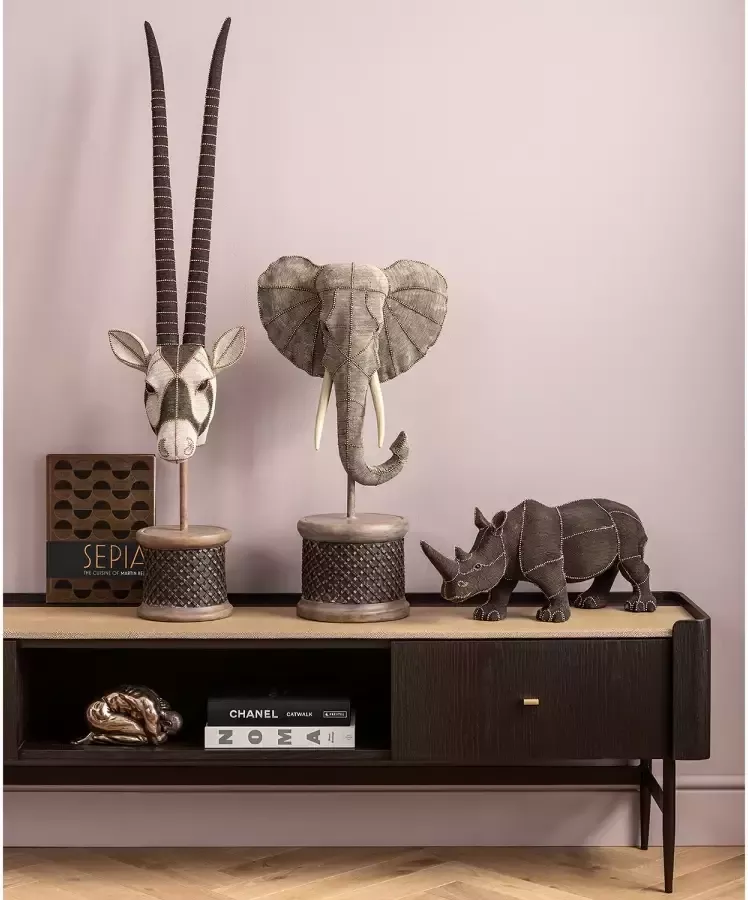 Home24 Sierobject Elephant Head Pearls Kare Design