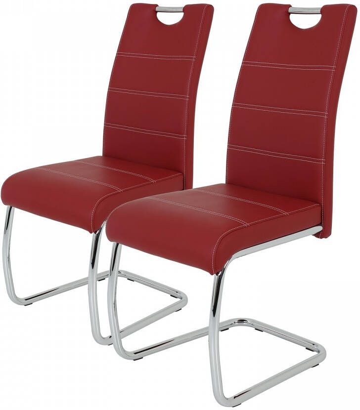HELA Vrijdragende stoel FLORA 1 2 of 4 stuks vrijdragende stoel (set) - Foto 15