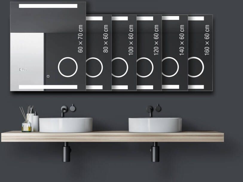 Talos Led-lichtspiegel King 160x60 cm energiebesparend - Foto 15