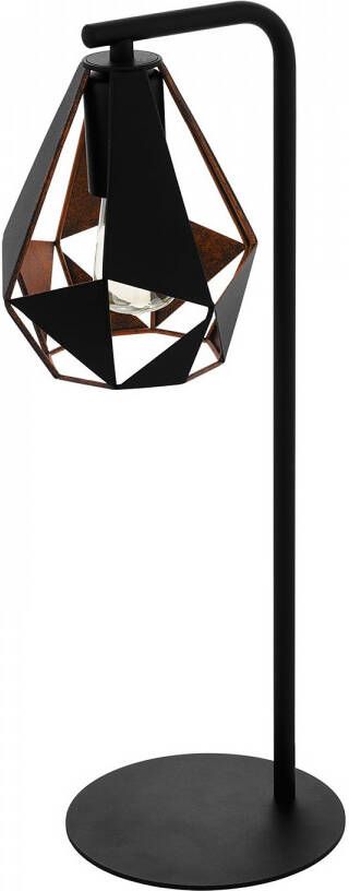 EGLO Carlton 4 Tafellamp E27 50 5 cm Zwart Koper - Foto 4