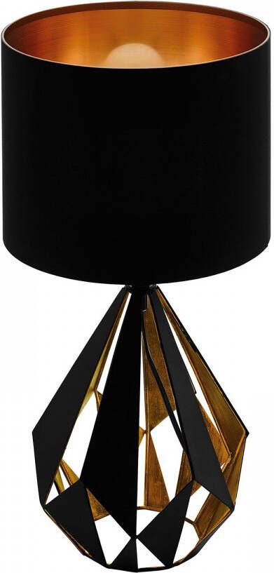 EGLO tafellamp Carlton 5 zwart koper Leen Bakker - Foto 5