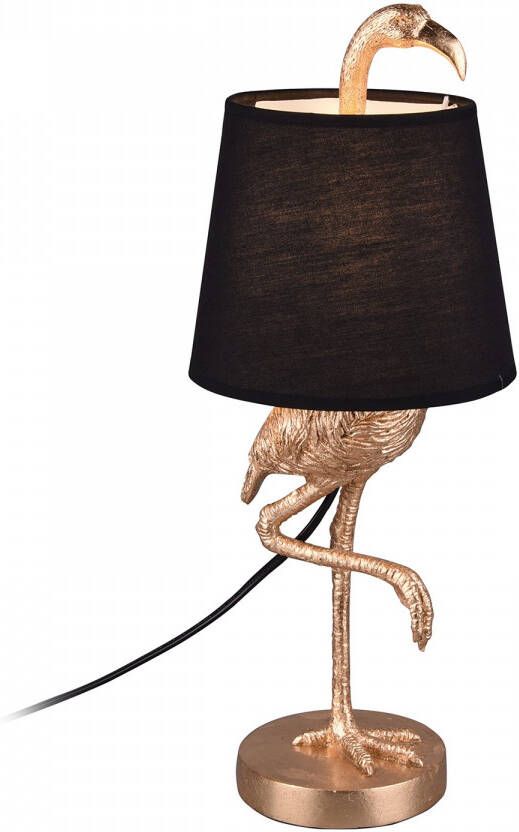 Reality LT Luce Tafellamp Lola Flamingo Goud 42cm online kopen